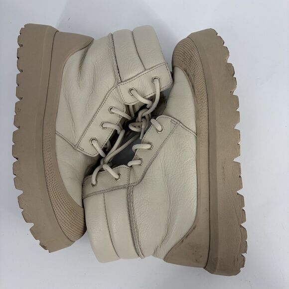 UGG Boots Size 10 Mens Ivory Neumel High Weather Hybrid Leather Waterproof Snow main image 7